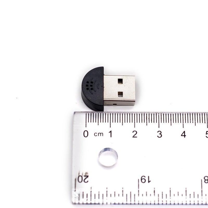 Youmi Mini USB 2.0 Microphone Mic for Laptop/Desktop PCS - Skype/Voice Recognition Software Driver-Free Audio Receiver Adapter for MSN PC Notebook - Image 3